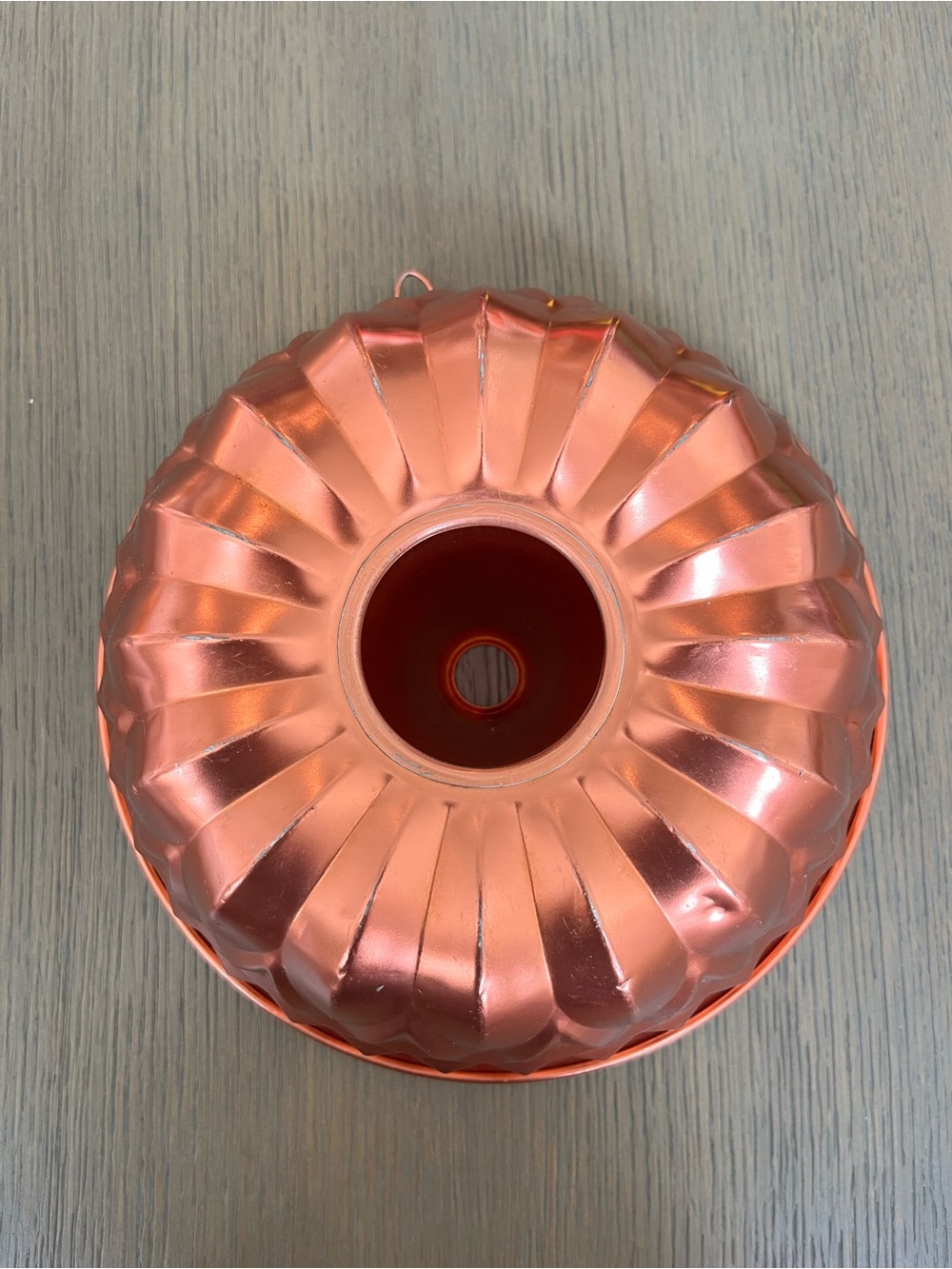 Copper Toned Bundt Cake Pan